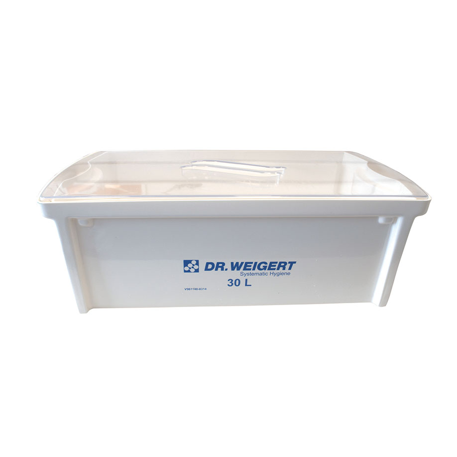 Instrumentenwanne 30 Ltr. mit Siebeinsatz, Deckel und Ablaufhahn