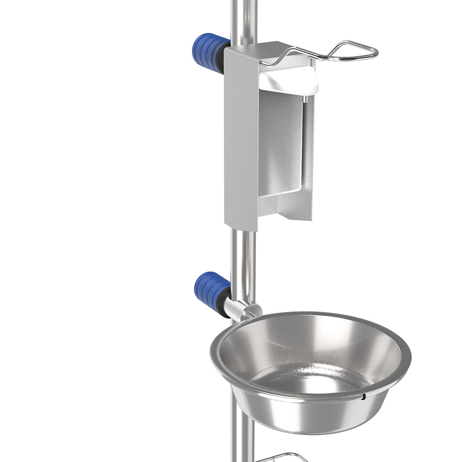 mobiles Hygienecenter, ultramarinblau RAL 5002
