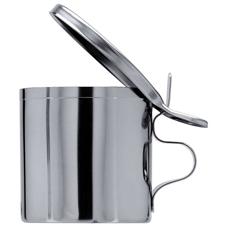 Sputumbecher mit Einhandklappdeckel, 0,4 Ltr., Ø 8,5 cm