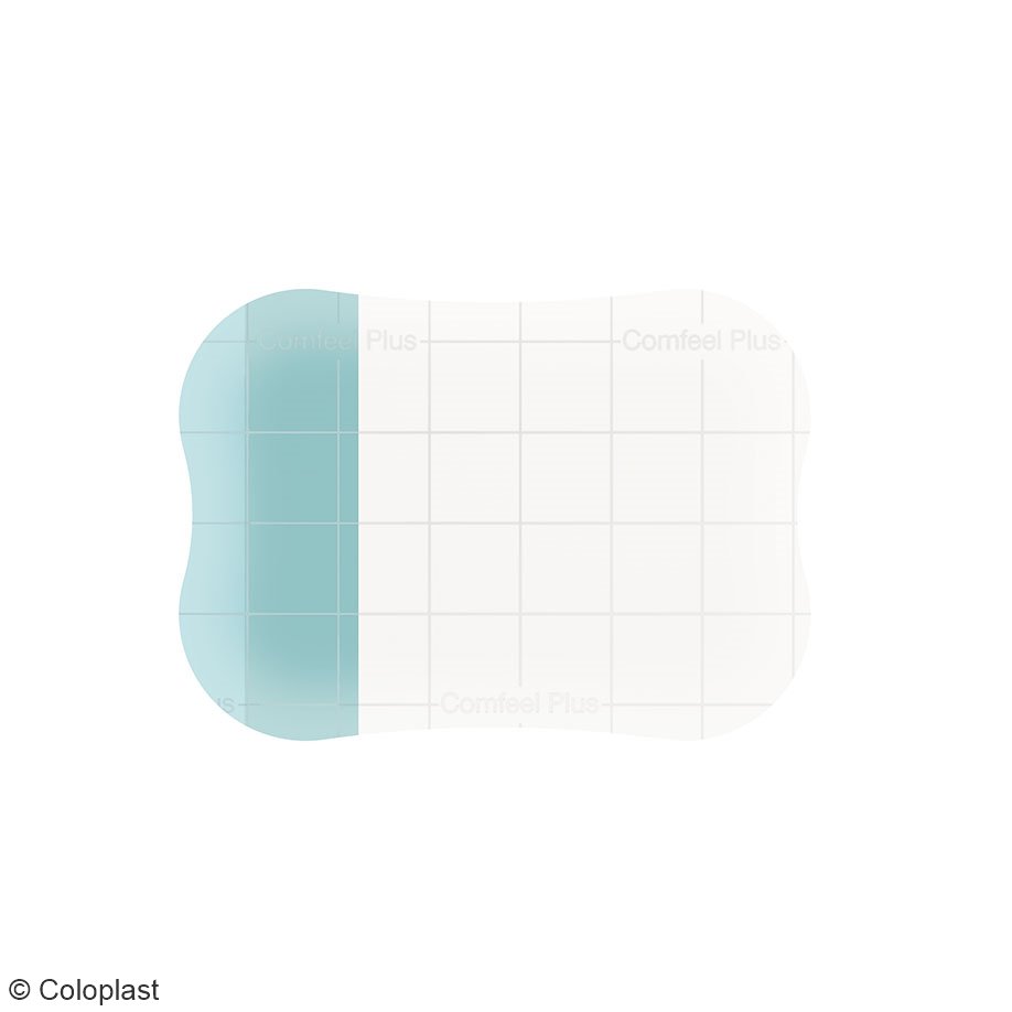 Comfeel Plus transparenter Wundverband, steril, 5 x 7 cm (10 Stck.)