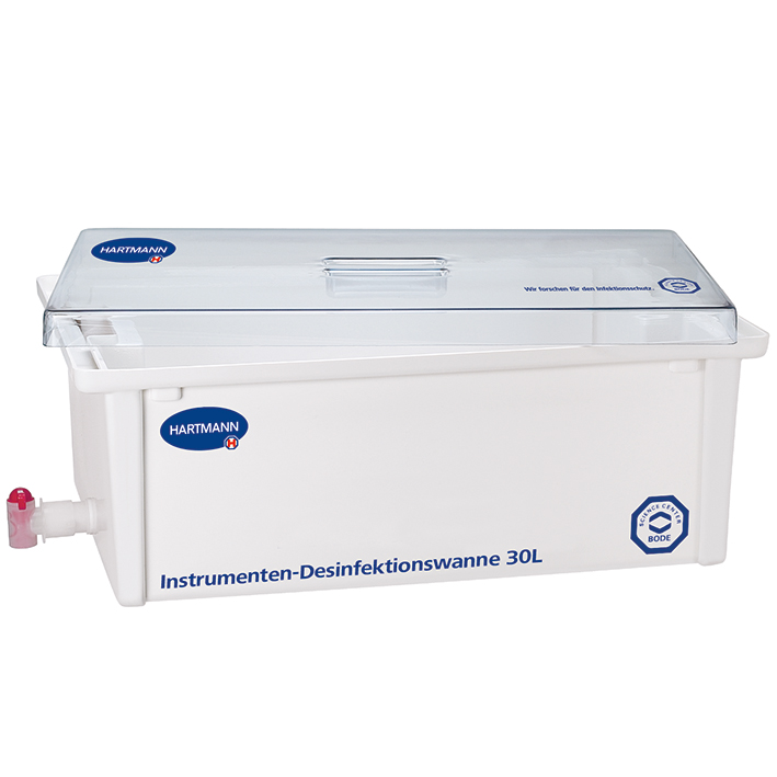 BODE Desinfektionswanne 30 Ltr. kpl. mit Siebeinsatz und Deckel