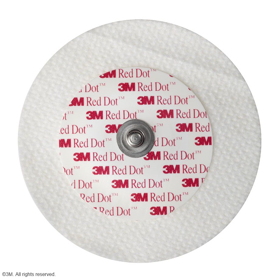 3M Red Dot EKG-Überwachungselektroden für Erw., für Intensiv Ø 6 cm (50 Stck.)