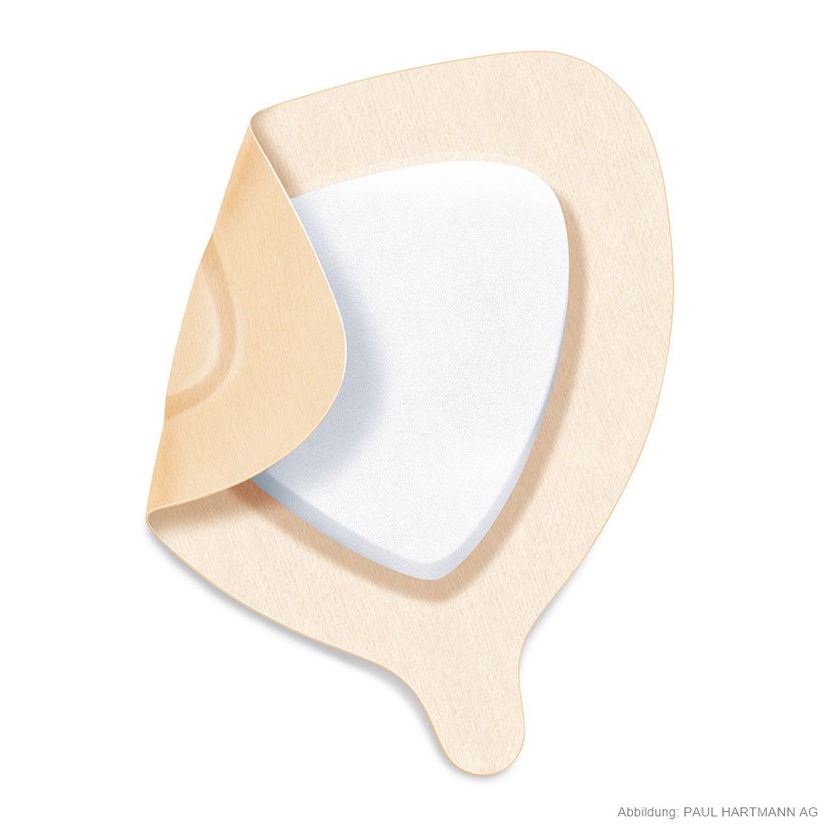 PermaFoam Classic sacral (10 Stck.) Schaumverband steril 22,5 x 22,5 cm
