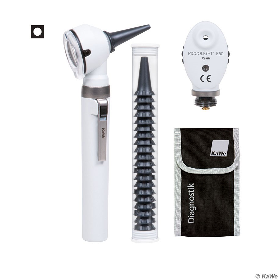 KaWe PICCOLIGHT C/E50 Otoskop-/ Ophthalmoskop-Set stone LED 2,5 V