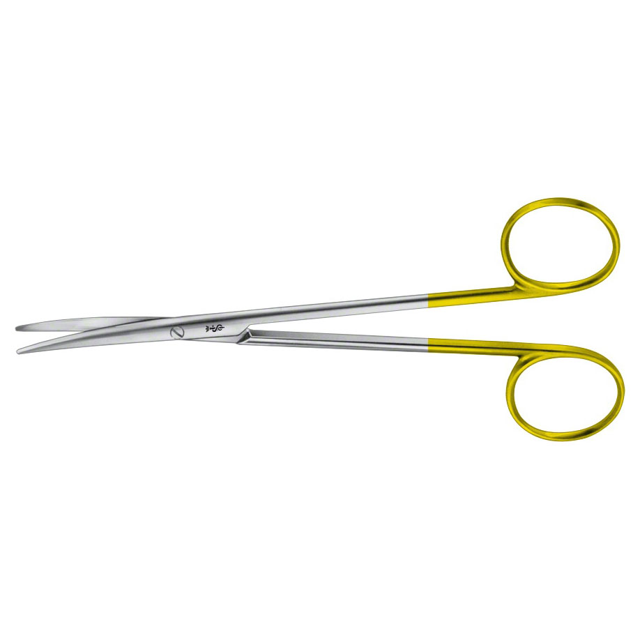 DUROTIP Präparierschere Baby-Metzenbaum, gebogen, 14,5 cm, stumpf/stumpf