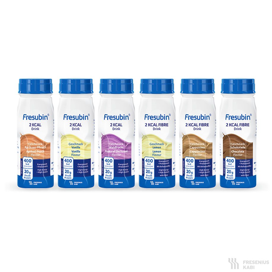 Fresubin 2 kcal fibre Drink Trinknahrung Mischkarton (6 x 4 x 200 ml)