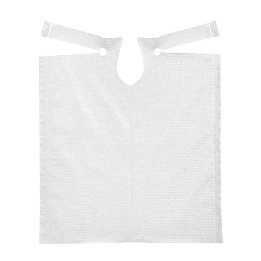 Patientenumhänge Tissue/PE, 53 x 60 cm, white (80 Stck.)