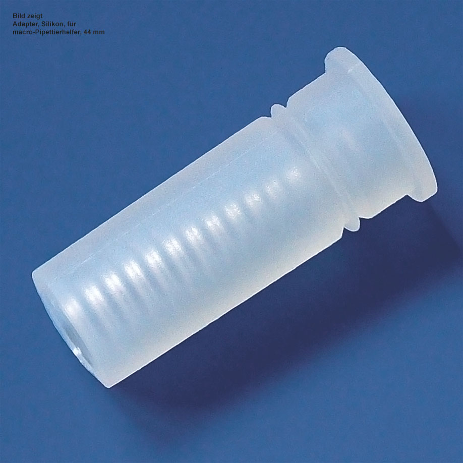 Adapter, Silikon für accu-jet pro mit Rückschlagventil, 54 mm