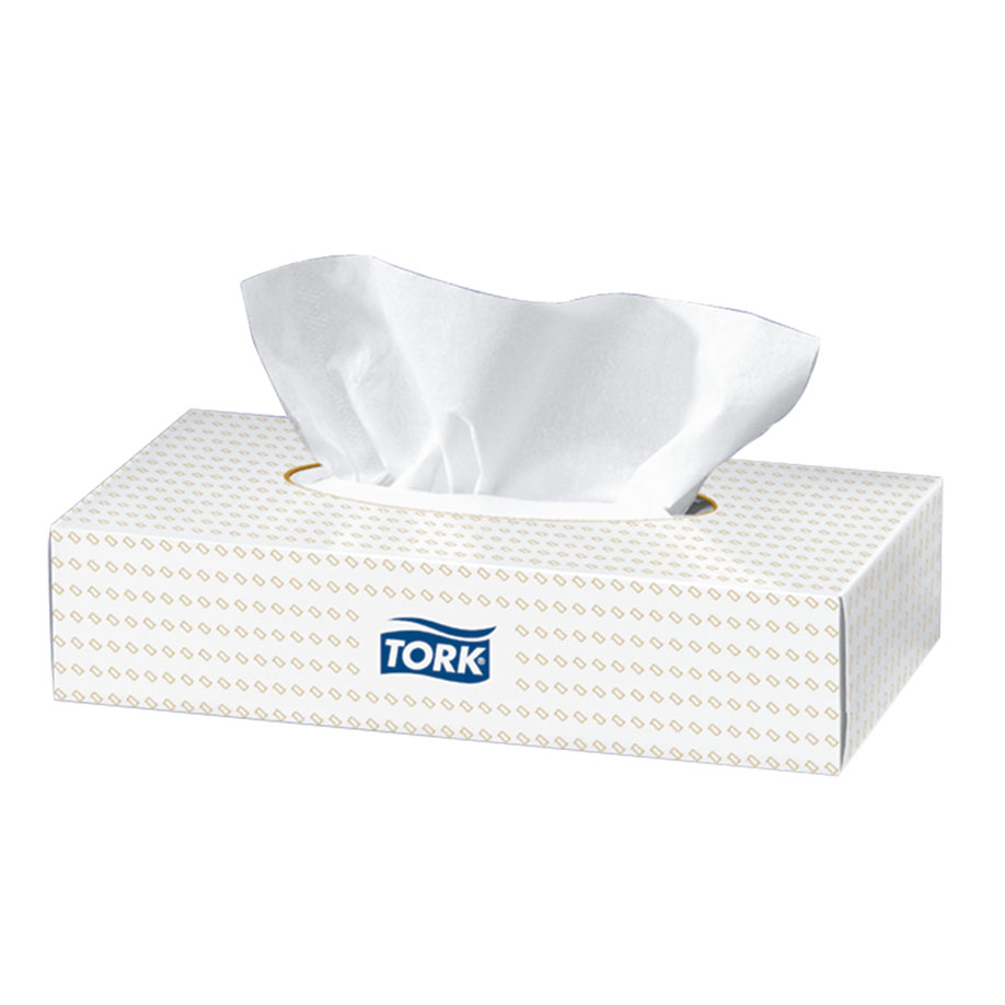 Tork Kosmetiktücher Tissue 2-lagig hochweiß, 20 x 20,8 cm (30 x 100 Stck.)