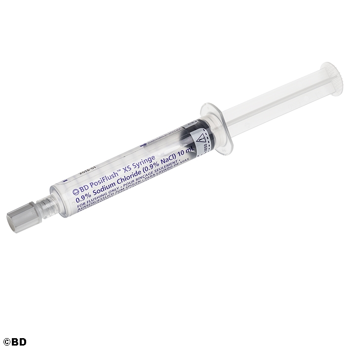 BD PosiFlush XS Spülsystem, vorgefüllt mit 10 ml NaCl 0,9 % (8 x 30 Stck.)