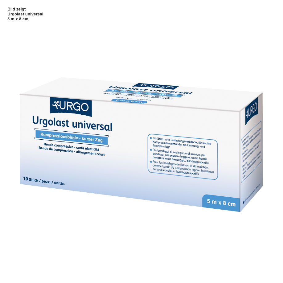 Urgolast Universalbinden, naturfarben, 5 m x 10 cm (10 Stck.)