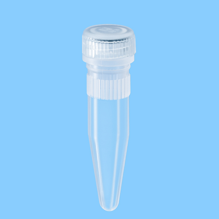 Mikro-Schraubröhren, 1,5 ml, PP, steril mit montiertem Verschluss (100 Stck.)
