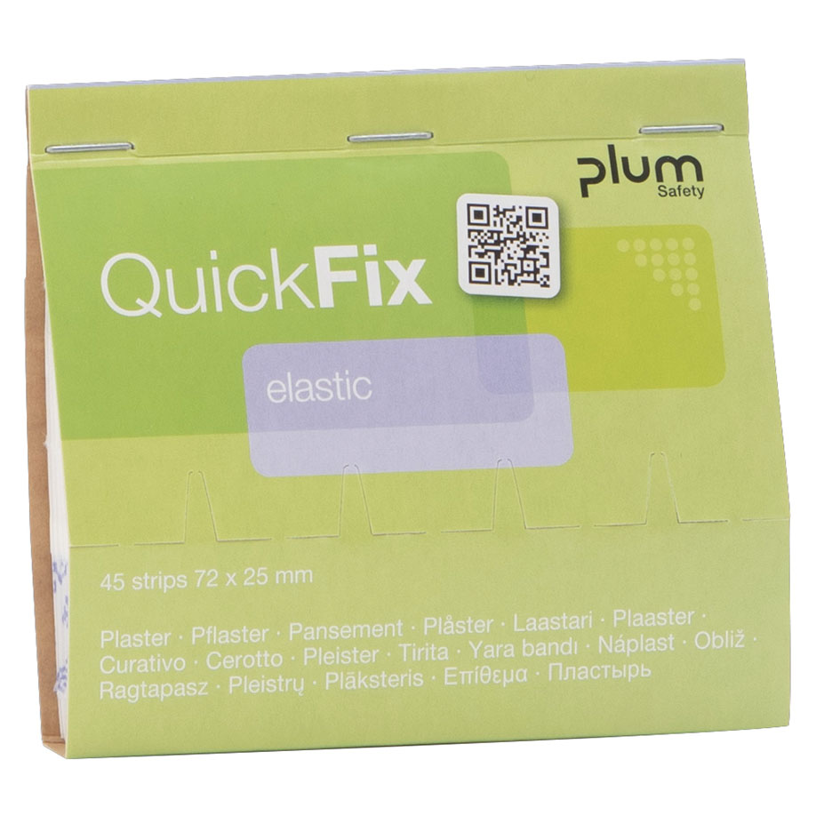 QuickFix Elastic Refill Pflaster (45 Strips)