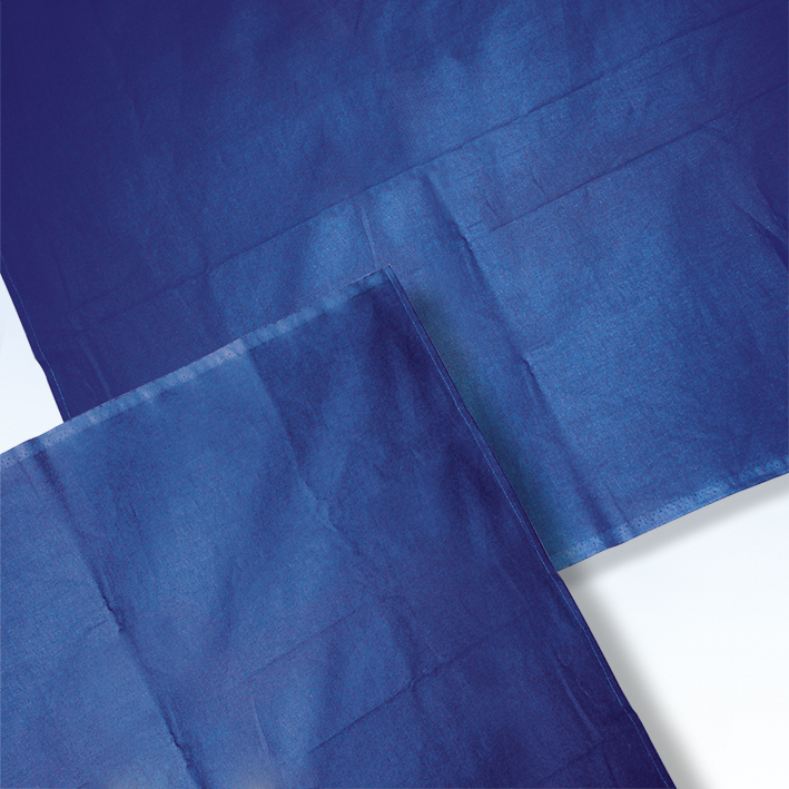 Abdecktuch 80 x 140 cm kornblau 100 % Baumwolle