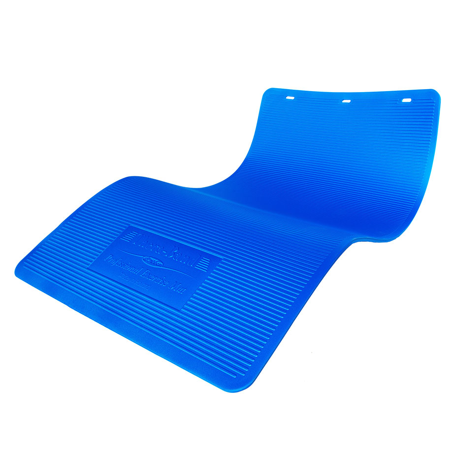 TheraBand Gymnastikmatte, blau, Stärke 15 mm, 190 x 100 cm