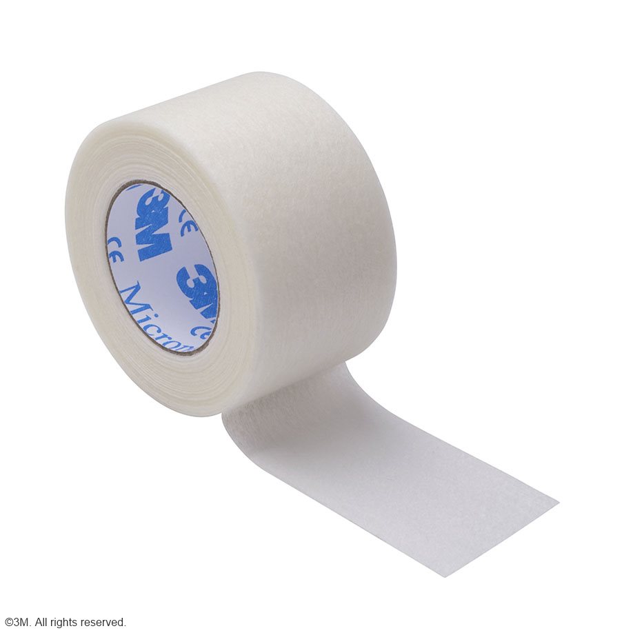 3M Micropore Vliespflaster weiß, 2,5 cm x 9,1 m (12 Stck.)