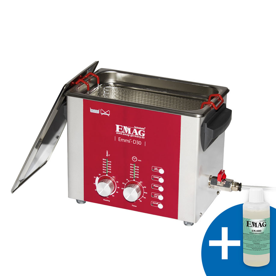 Ultraschall-Reinigungsgerät Emmi D30 3,0 Ltr. inkl.100 ml Universalkonzentrat
