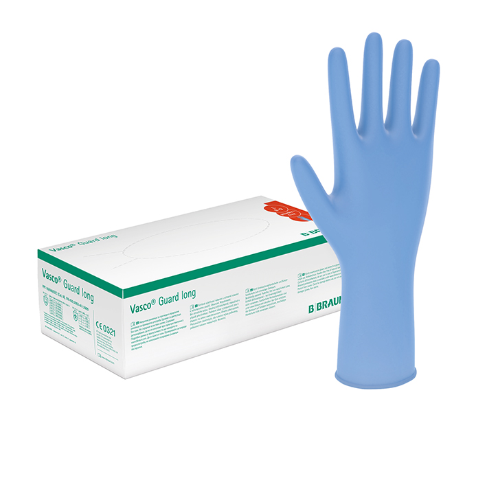 Vasco Guard long U.-Handschuhe, PF, Gr. XL, unsteril (90 Stck.)