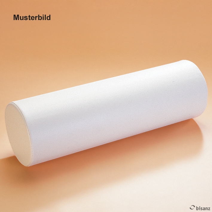 Gymnastikrolle rund, weiß, phthalatfrei 40 x 15 cm Ø