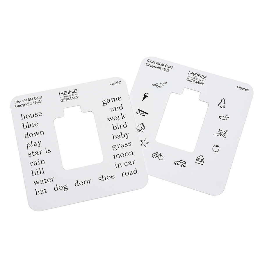 Fixationskarten für BETA 200 LED Skiaskop