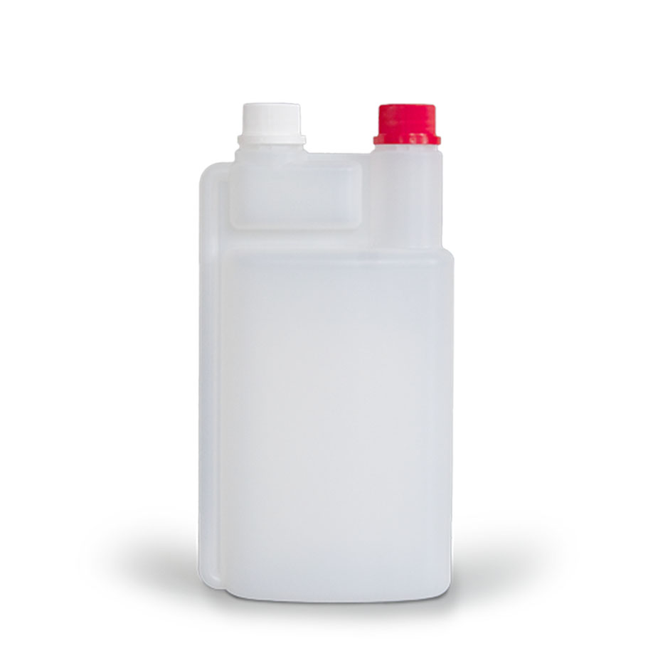 Dosierflasche 1 Ltr. unbefüllt mit 60 ml Kammer