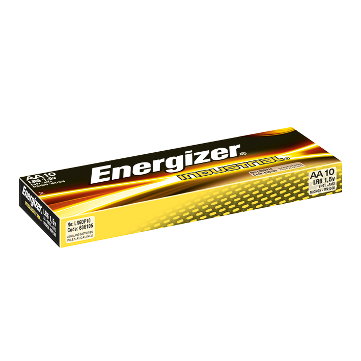 Energizer Industrial Batterien Mignon AA LR06 1,5 V (10er-Pack)