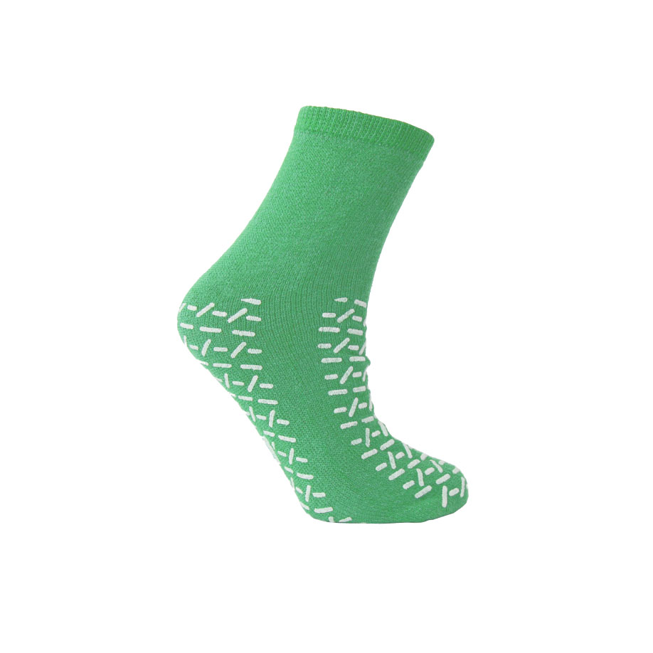 Anti-Rutsch-Socken, Gr. M (34-36) grün
