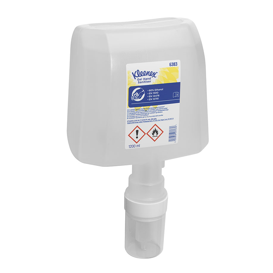 KLEENEX Handdesinfektionsgel auf Alkoholbasis  (4 x 1.2 Ltr.)