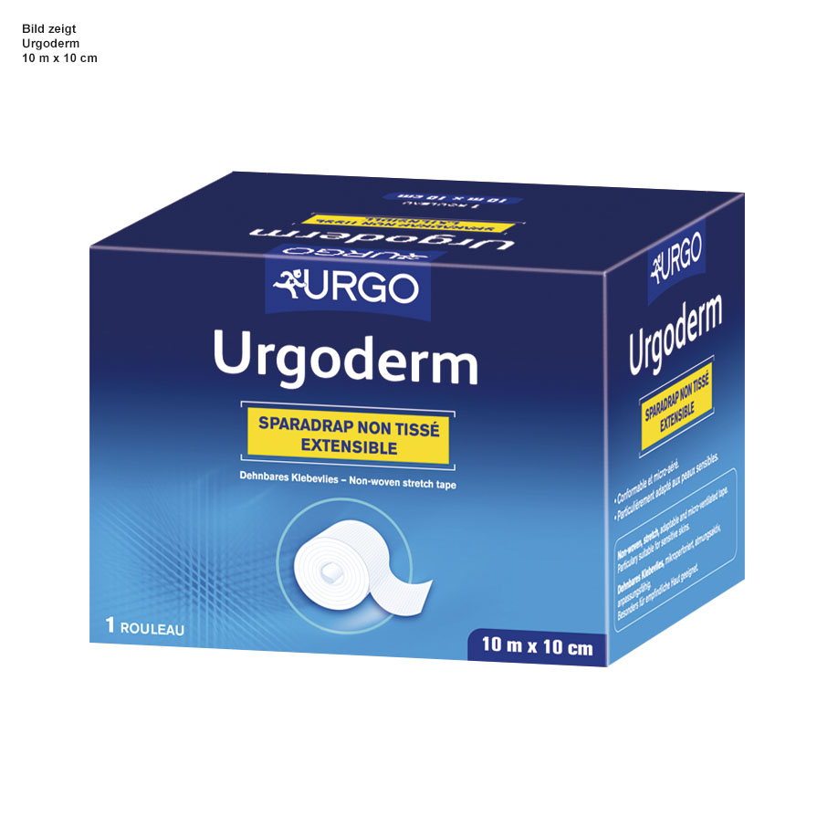 Urgoderm Stretch Klebevlies, weiß, 10 m x 10 cm #604738#