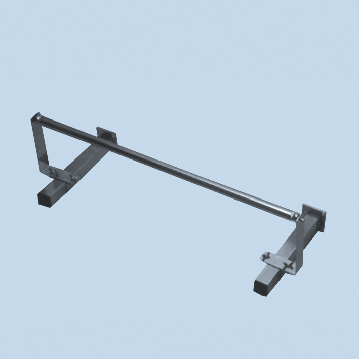 Papierrollenhalter mit Anbausatz 65 cm breit