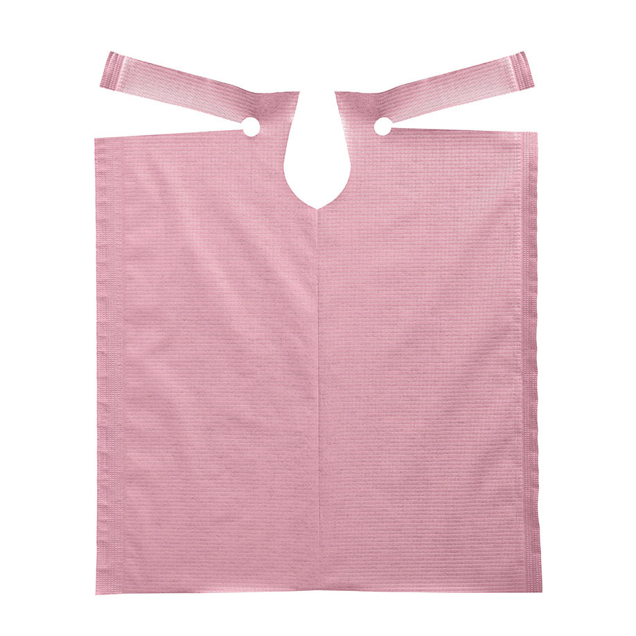 Patientenumhänge Tissue/PE, 53 x 60 cm, pink panther (80 Stck.)