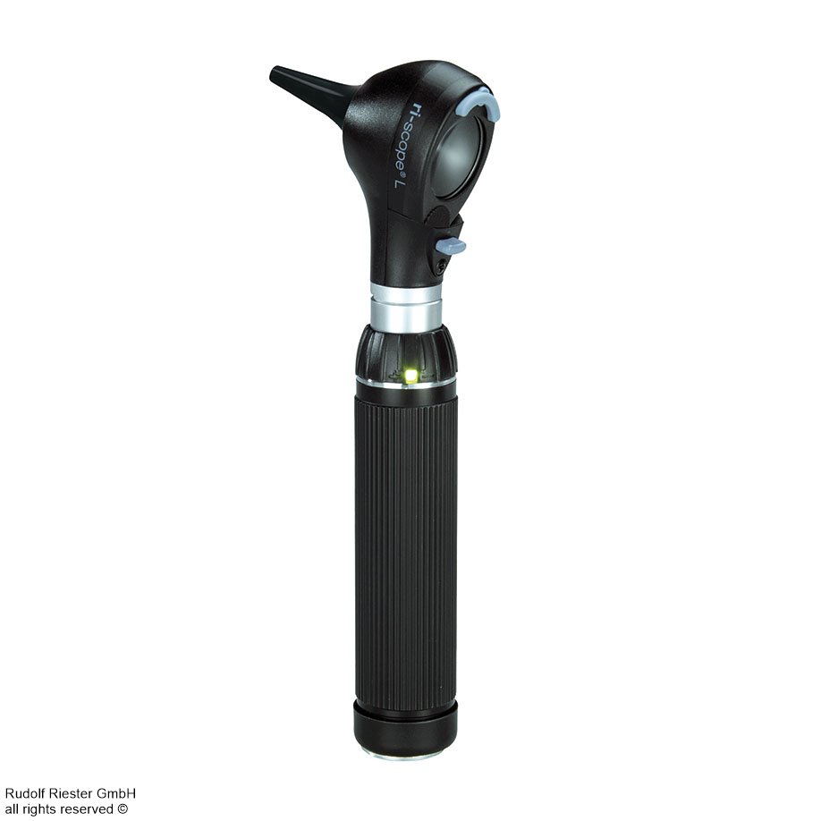ri-scope L F.O. Otoskop L3 LED 2,5 V, mit Griff Typ C für 2 Alkaline-Batterien