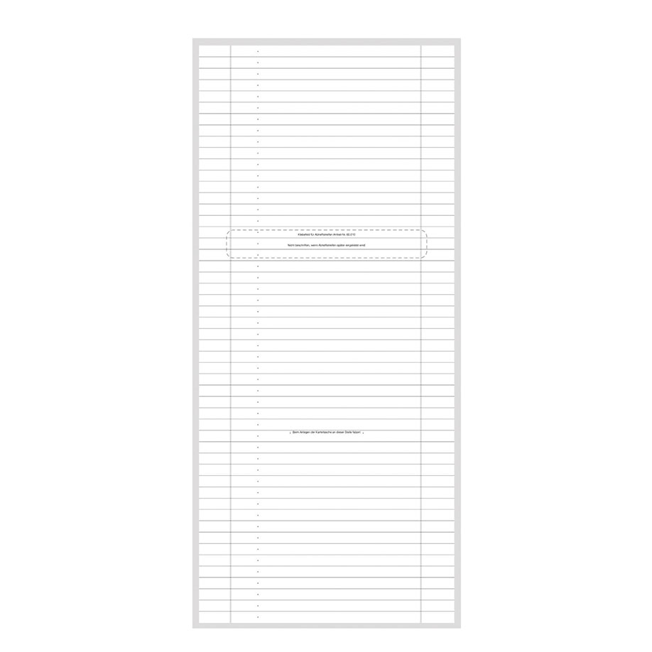 Karteitaschen ALPHAnorm DIN A5 quer Typ Standard (100 Stck.)