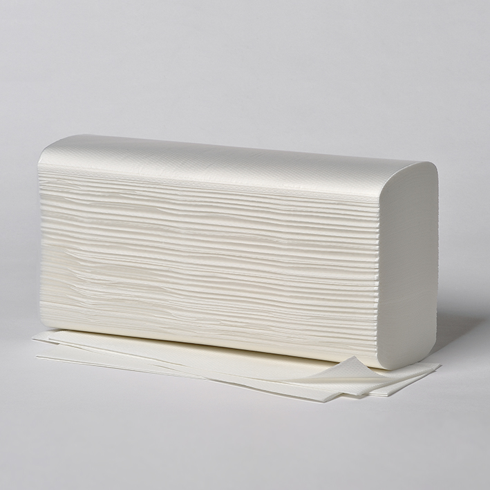 Fripa - Papierhandtücher Comfort 2-lagig hochweiß 24 x 24 cm (15 x 150 Stck.)