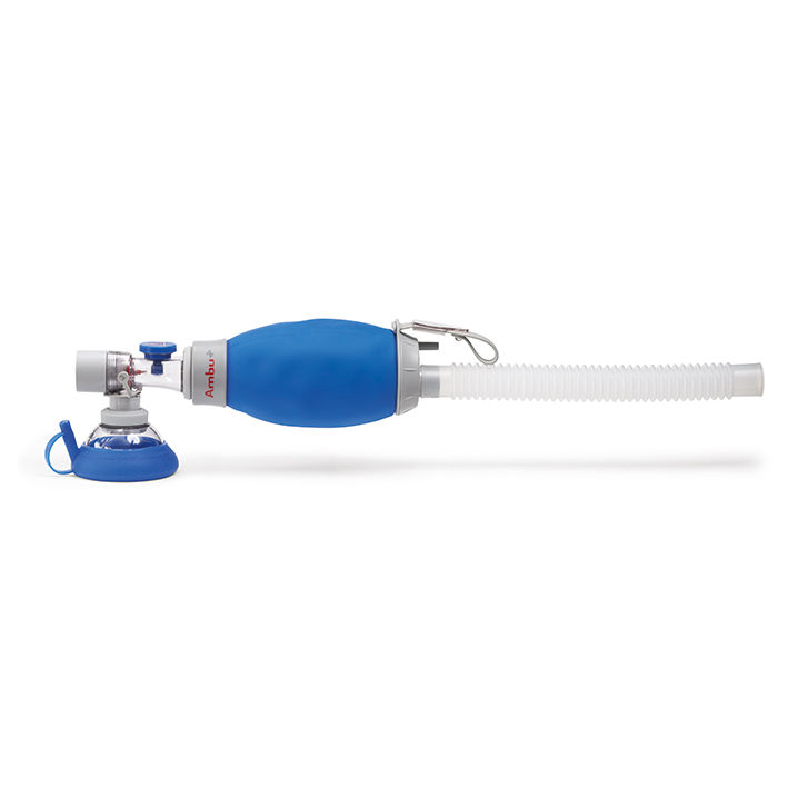 AMBU Mark IV Baby, Beatmungsbeutel mit Einmembran-Patientenventil und O2-Reservoirschlauch,