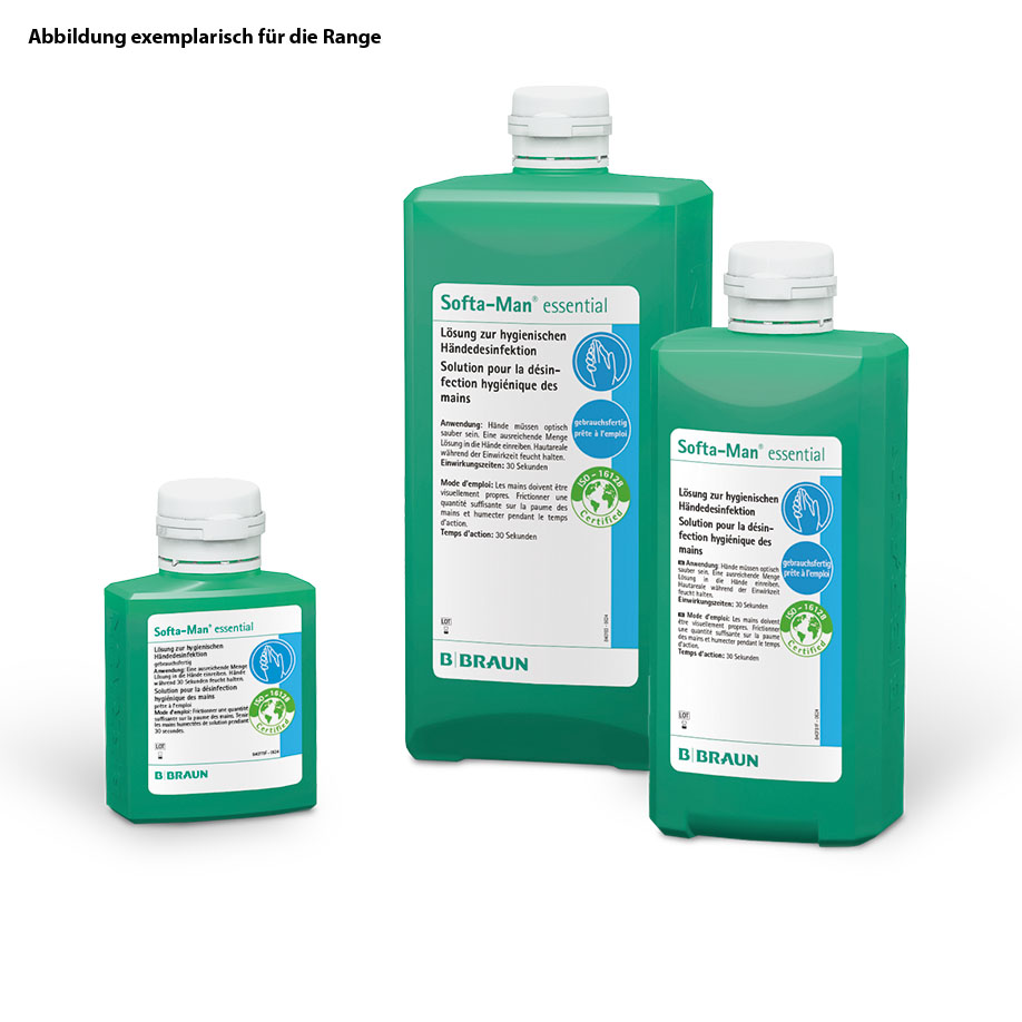 Softa-Man essential 500 ml Händedesinfektion mit Dosierpumpe