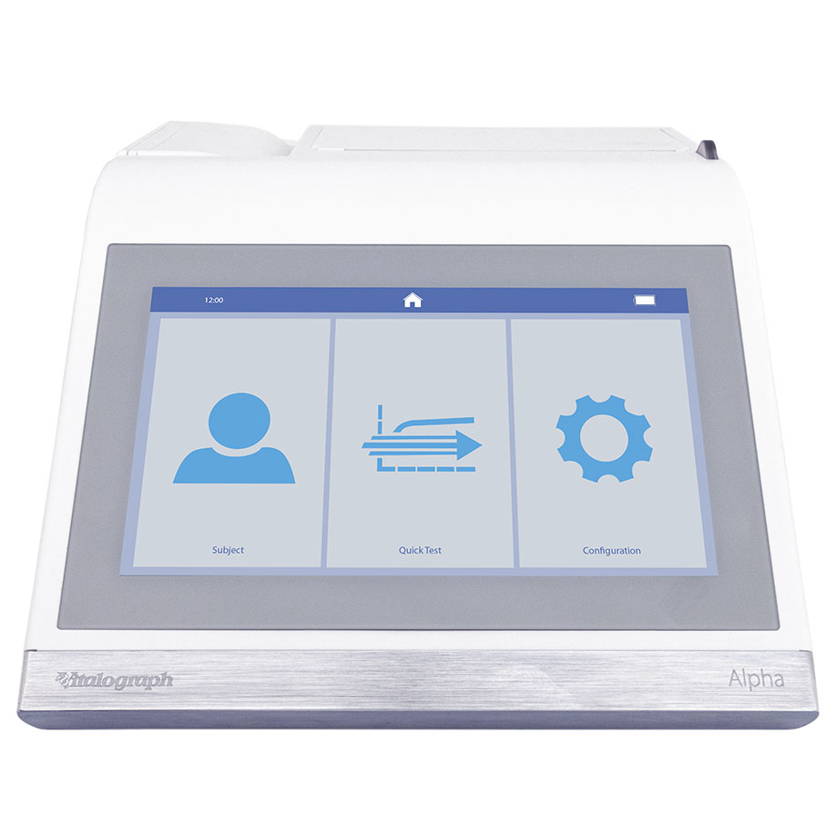 Vitalograph ALPHA Connect All-in-One-Spirometer mit Thermodrucker,