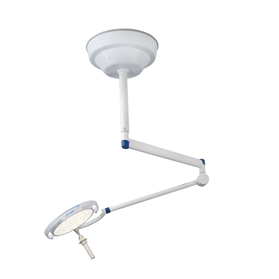 Mach LED 150 FP OP-Leuchte Deckemodell an SWING-Arm