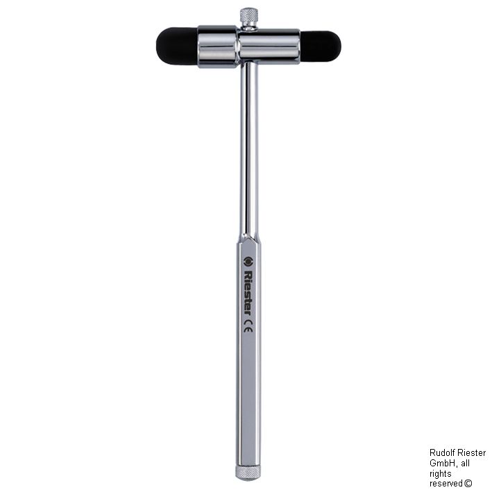 buck Perkussionshammer 18 cm, mit Nadel und Pinsel, Griff verchromt