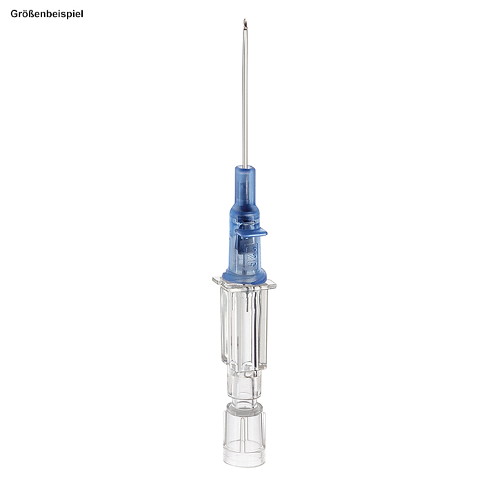 Introcan Safety PUR Venenverweilkanüle 22 G 0,9 mm, blau, 25 mm Stichlänge
