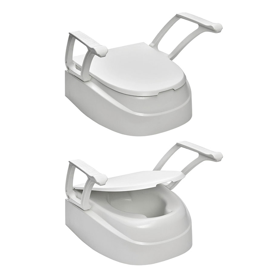 Toilettensitzerhöhung QuickTop mit Armlehnen