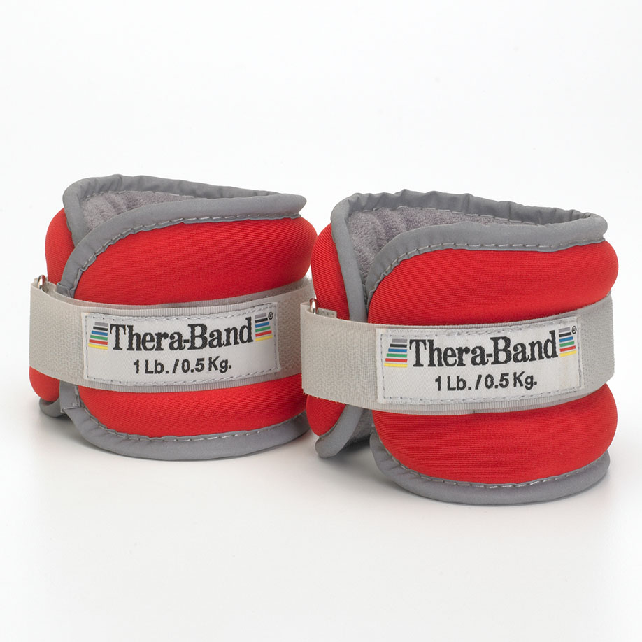 TheraBand Gewichtsmanschetten, 2 x 450 g, rot