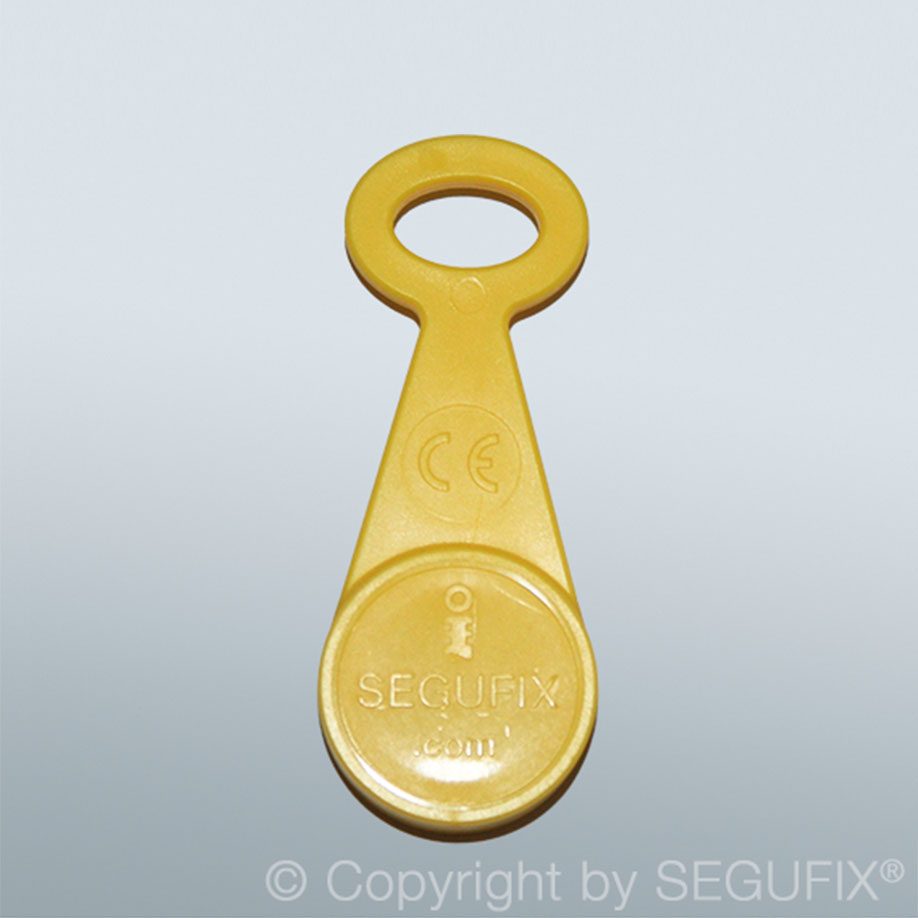 SEGUFIX-Dreh-Magnetschlüssel, gelb