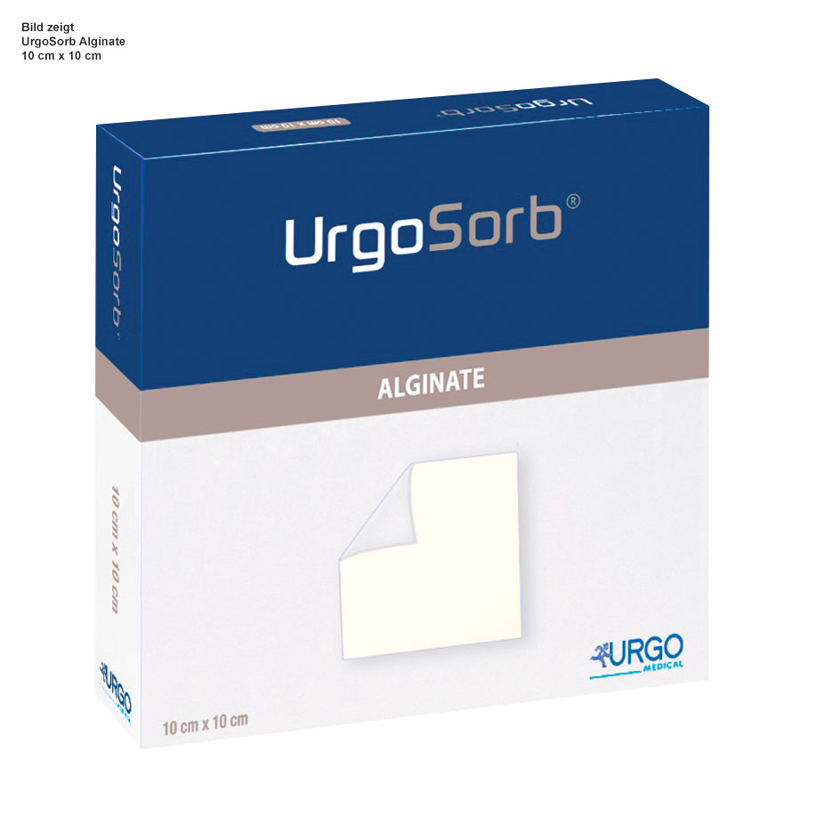 UrgoSorb Alginatwundauflagen, 10 x 10 cm (20 Stck.)