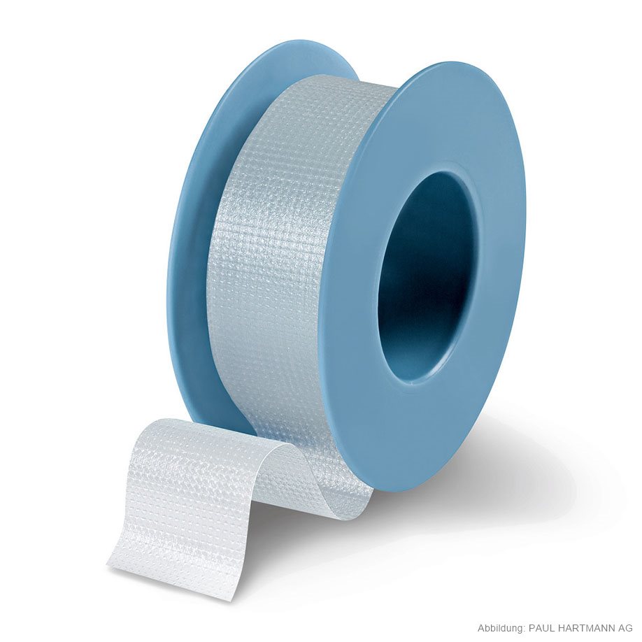 Omnifilm Fixierpflaster 5 m x 1,25 cm, mit Sprengring