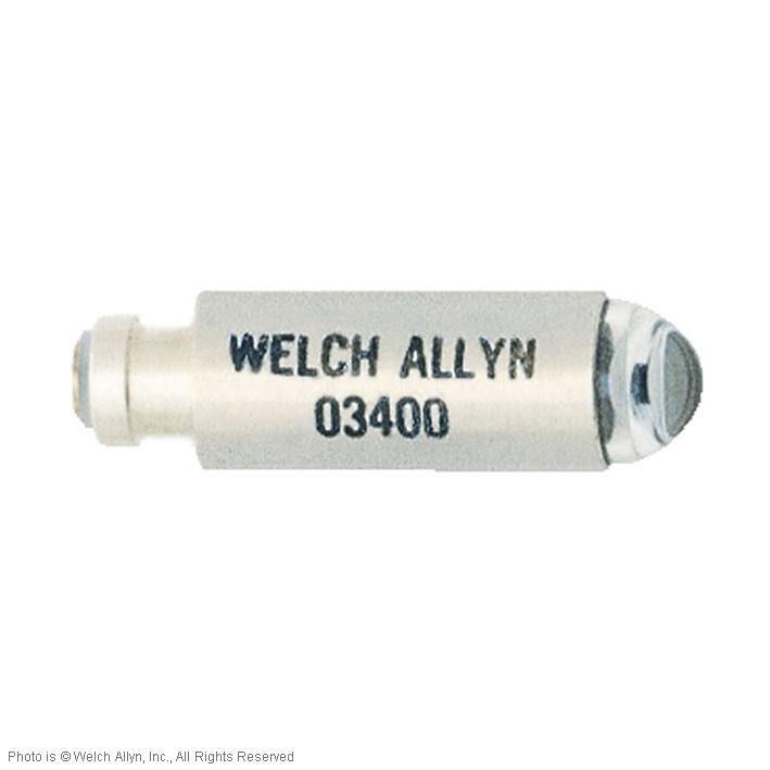 Ersatzlampe 2,5 V für Otoskop 21111, Adapter 73550