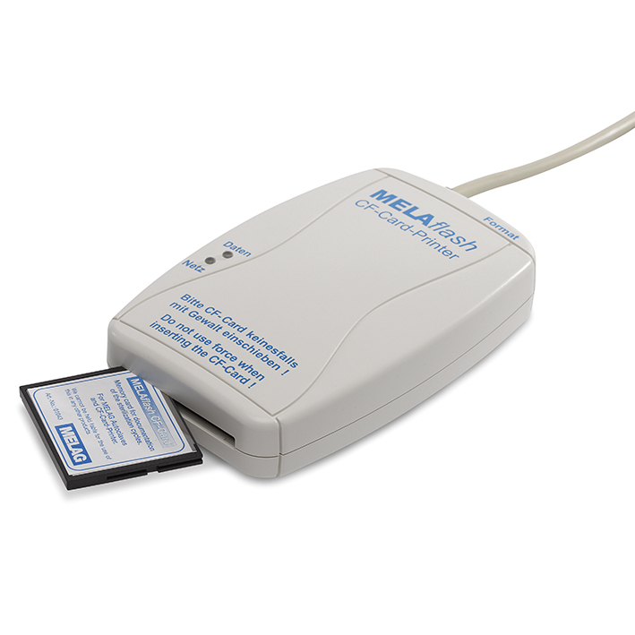MELAflash CF-Card-Printer inkl. MELAflash CF-Card und Kartenlesegerät