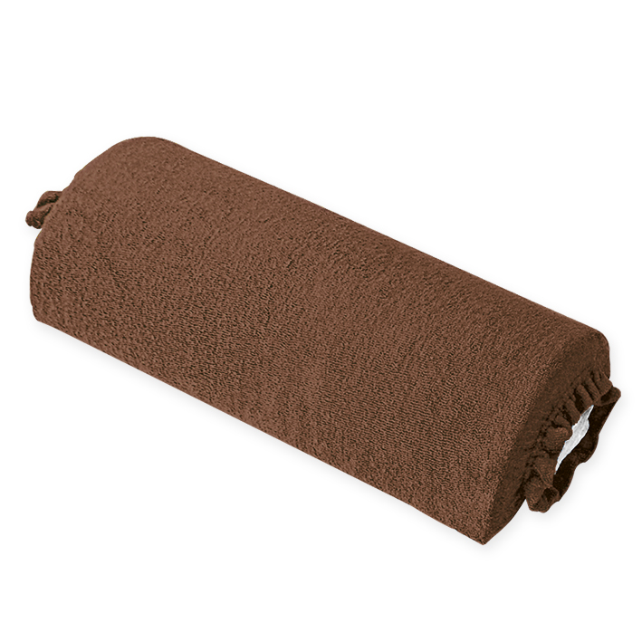 Nackenrollenbezug Frottee nougat, für Halbrollen 40 cm