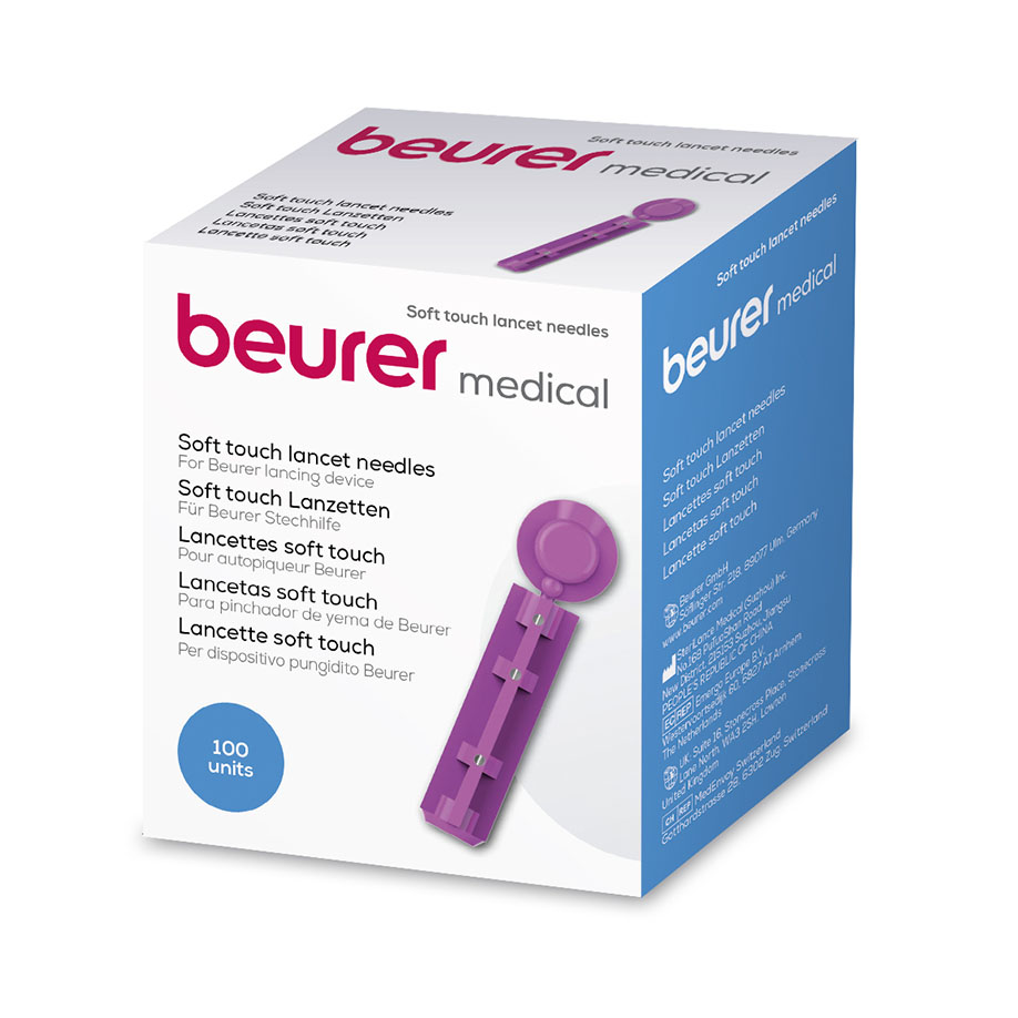 Beurer Soft touch Lanzetten steril 33 G, (4 x 25 Stck.)