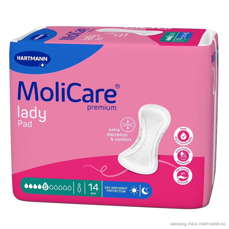 MoliCare Premium lady pad 5 Tropfen Inkontinenzeinlagen (14 Stck.)